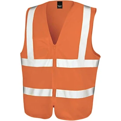 Image of Result R202X Safety Zip Tabard Orange, Small/Medium