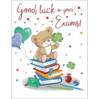 Image of Regal Publishing Occasion Card Good Luck Exam 8 x 6 inches