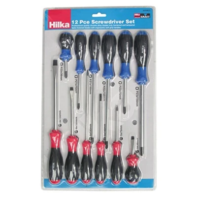 Image of 12PC Soft Grip Screwdriver Set