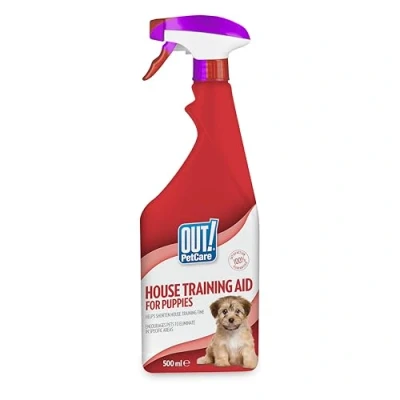 Image of OUT! Indoor and Outdoor Dog Puppy Training Spray House Aid 500ml