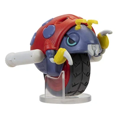 Image of Sonic The Hedgehog Moto Bug Figure, 2.5 / 6cm Articulated Action Authentic Collectible Toy With Pose Ability