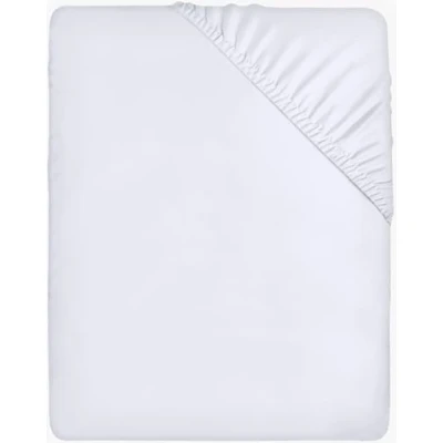 Image of Utopia Bedding Fitted Sheet Super King, White Deep Pocket 14 inch (35 cm) Easy Care Soft Brushed Microfibre Fabric Shrinkage and Fade Resistant Bottom
