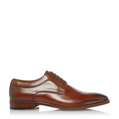 Image of Dune London Mens SPARROWS Smart Gibson Shoes Tan Leather Size UK 9