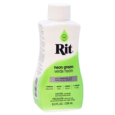 Image of Rit Liquid Fabric Dye Neon Green 236ml