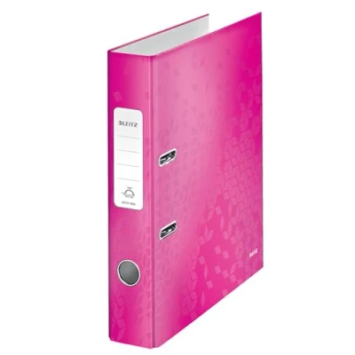Image of Leitz Lever Arch File, Metallic pink, A4, 50 mm spine width, WOW Range, 10060023