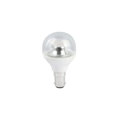Image of Clear Round Dimmable Cool White LED Ball Bulb 2.1W B15 Bell Lighting