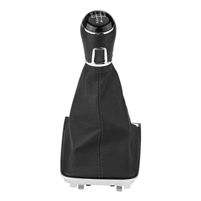 Image of DEWIN MK7 Gear Knob, Gaiter Cover,5 Speed Car Stick Shift Knob and Boot Cover for Golf 2013 2017