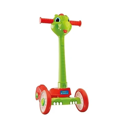 Image of Clementoni Dragon Push 3 Wheeled Scooter for Toddlers:Fun &amp; Safe First Scooter(2+ Years)