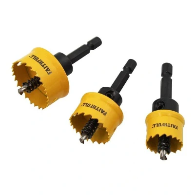Image of Faithfull Mini Holesaw Set 3 Piece