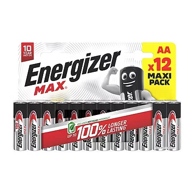 Image of Energizer Max AA Battery (Pack of 12) E303324900