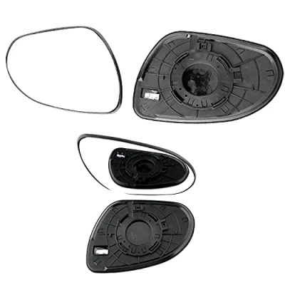 Image of Fits Hyundai I30, For 2007 MAY to 2011 Heated Base Convex Wing Mirror RIGHT HAND (UK Driver Side)