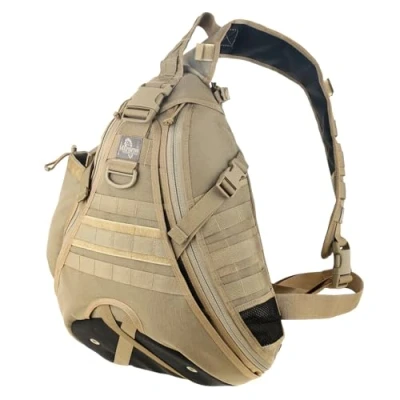 Image of Maxpedition Monsoon Gearslinger Backpack Khaki, 16lt