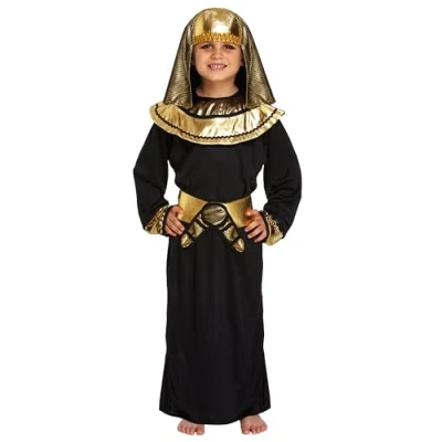 Image of Henbrandt Childrens Egyptian Pharaoh Costume (Large / 10 12 Years)