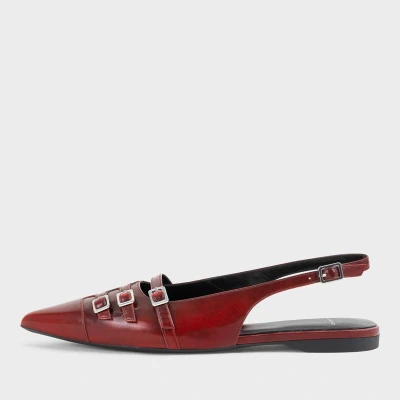 Image of Vagabond Hermine Slingback ballet pumps, Women&#039;s, Size: 6, Red Leather