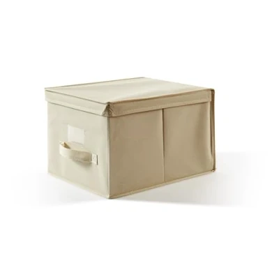 Image of Perfetto TNT Custody Easybox Dimension 30 x 40 25 Cm, Colour Beige, Fabric, Ecru, One Size