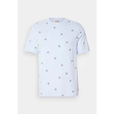 Image of Scotch And Soda T shirt Print Light Blue size XL