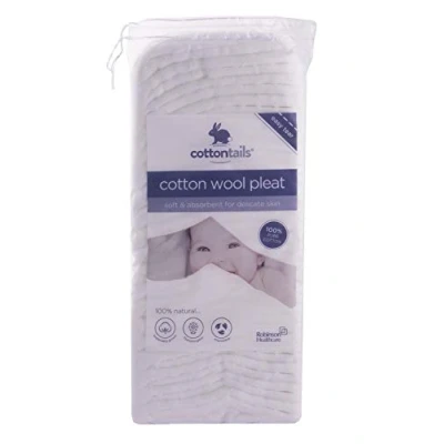 Image of Cottontails Cotton Wool Pleat, 200g, 12 Packs
