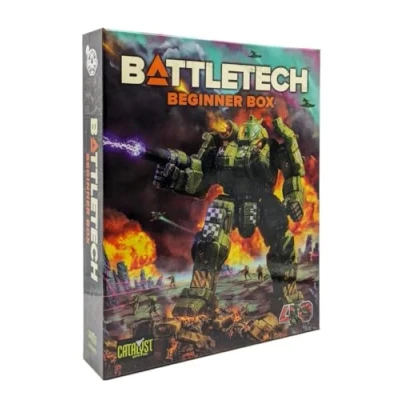 Image of Catalyst Game Labs BattleTech Beginner Box 40th Anniversary by, Strategy Board Game, for 2 Players and Ages 14+