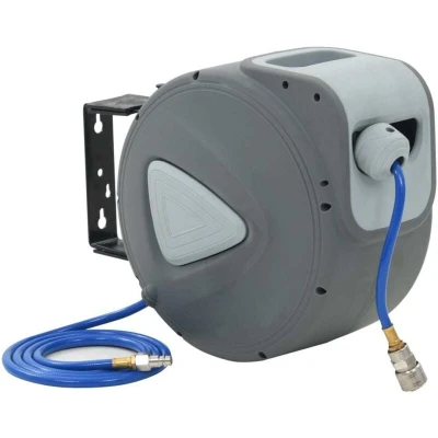 Image of vidaXL Automatic Air Hose Reel 1/4&quot; 20 m