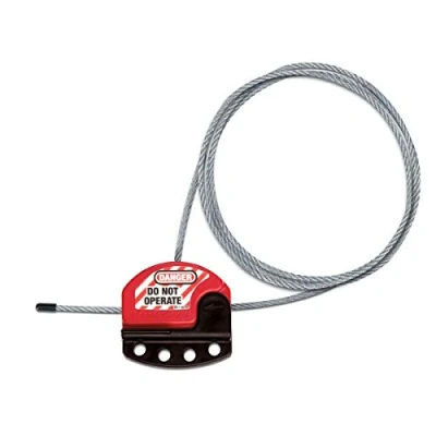 Image of Master Lock S806 Adjustable Safety Cable for Mechanical Lockout, Length 1,80 m