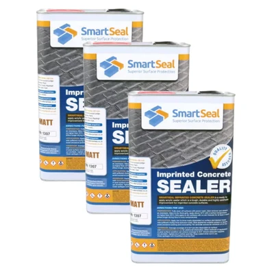 Image of Smartseal Imprinted Concrete Sealer Matte 5 Liter Pack of 3