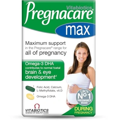 Image of Pregnacare Max, Maximum Support During Pregnancy, Vitabiotics