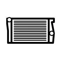 Image of 1377541, 1493771, 1773041, 1778037, 1805529 Engine radiator NRF 53812A Aluminium 455mm 672mm 27mm with seal ring Mechanically jointed cooling fins
