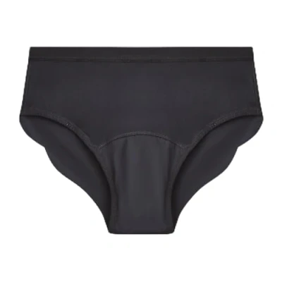 Image of NIXI Body Susie Sporty Hip Hugger Black Period Knickers (Size 4XL/UK 20), Sustainable Medium 15ml Absorbent Leak Proof Breathable Underwear, Bladder Leaks, Periods, Discharge &amp; Sweat Protection