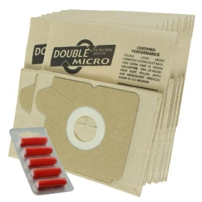 Image of First4spares Dust Bags Compatible with Electrolux Vacuum Cleaners (Pack of 10 + 5 Fresheners)