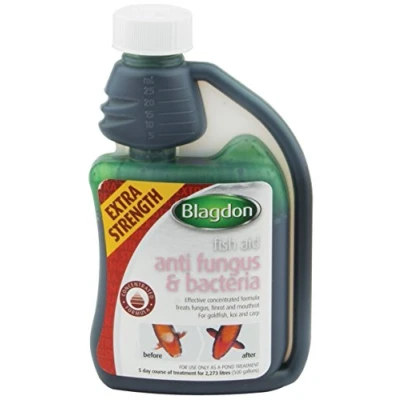 Image of Blagdon Extra Strength Concentrated Formula Anti Fungus &amp; Bacteria Water Treatment for Pond Fish, Finrot, Mouthrot, Goldfish, Koi, Carp, 250 ml