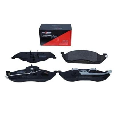 Image of 1634200020, 1634200320, 1634201220, 4163420032, A1634200020 Brake pad set MAXGEAR 19 0677 Front Axle incl. wear warning contact
