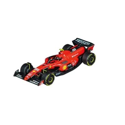 Image of Carrera GO!!! 20064239 Ferrari SF 23 &quot;C. Sainz&quot; 1:43 Scale Slot Car, Official Formula 1 License, Suitable For Ages 6 Years+