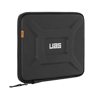 Image of Urban Armor Gear UAG Medium Sleeve For 11 13&quot; Devices [Black] Rugged Tactile Grip Weatherproof Protective Slim Secure Laptop/Tablet Sleeve, 981890114040