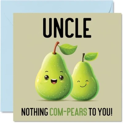 Image of Birthday Cards for Uncle Nothing Com Pears Funny Happy Card from Nephew Niece, Gifts, 145mm x Joke Greeting Men Him