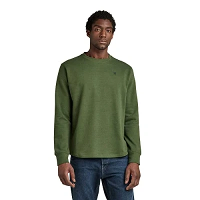 Image of G STAR RAW Men&#039;s Lash Sweater, Multicolour (dk nuri green htr D18231 C425 4541), L