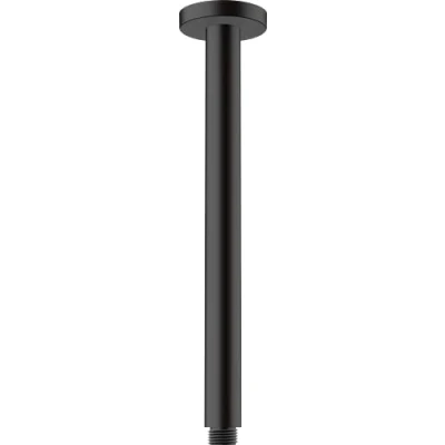 Image of hansgrohe Vernis Blend Ceiling connector 30 cm, matt black, 27805670