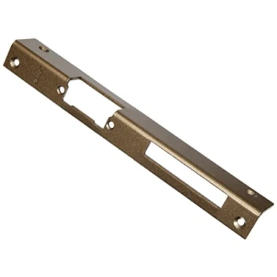Image of ABUS 215346 Angular Strike Plate Type WST L Gold Lacquered