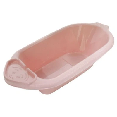 Image of Baby Bath with Plug (Pink) 6189PI