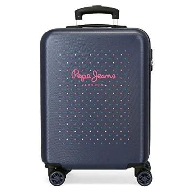 Image of Pepe Jeans Molly Multicoloured Cabin Suitcase 38x55x20 cm Rigid ABS Combination lock 34 Litre 2.6 Kg 4 Double Wheels Hand Luggage