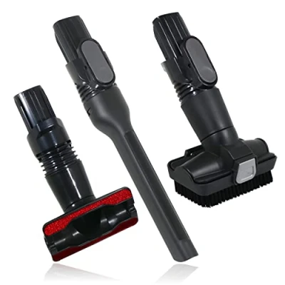 Image of Spares2go Tool Kit Crevice Brush for Shark IZ201 IZ202 IZ251 IZ252 UK UKT Vacuum Cleaners (3 Piece Attachment Set)