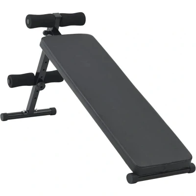 Image of vidaXL Sit Up Bench 150 kg Foldable and Height Adjustable 48 68 cm Steel