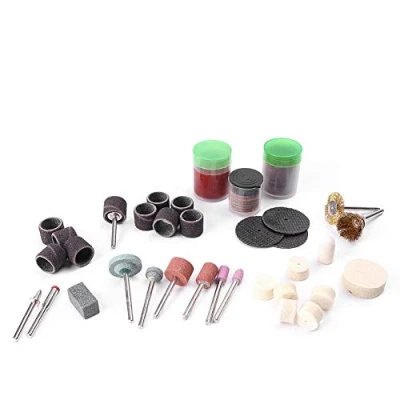 Image of NUZAMAS 105 Pieces Rotary Tool Accessories Kit, 1/8&quot;(3.2mm) Shanks Cutting, Grinding, Sanding, Sharpening, Carving and Polishing Tools