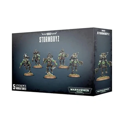 Image of Games Workshop Warhammer+40k+ +Orks+Stormboyz+%282018%29, Black