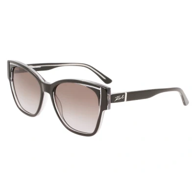 Image of Karl Lagerfeld KL6069S Sunglasses, 005 Black Crystal, One Size