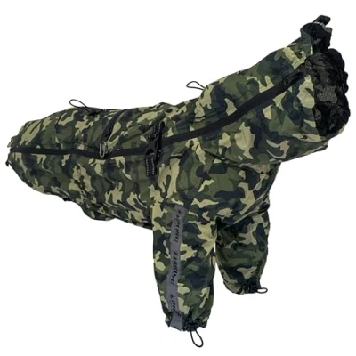 Image of Croci Hiking Raincoat For Dogs, Portable, Go Camouflage, Size 60 Cm 382 g