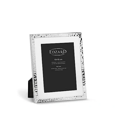 Image of Edzard Photo Frame Fano, 4x6 inch (10x15 cm), Silver Plated Picture Frame, Tarnish Protected