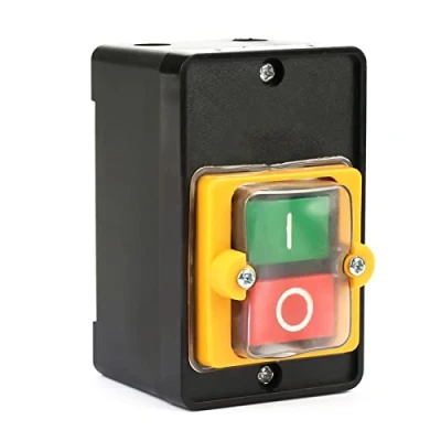 Image of FTVOGUE Waterproof Pushbutton Switch ON/OFF Emergency Stop Start Control Box