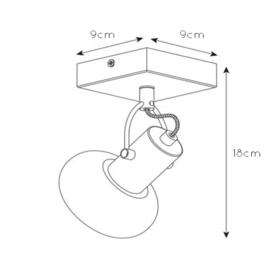 Image of Lucide Madee downlight black/smoke, 1 bulb