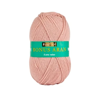 Image of Hayfield Bonus Aran Yarn, Oyster Pink (614), 100g