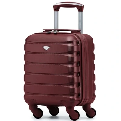 Image of Flight Knight Lightweight 4 Wheel ABS Hard Case Suitcases Cabin Carry On Hand Luggage Approved for Over 100 Airlines Including easyJet &amp; Maximum Size Vueling Wizz Air 40x30x20cm